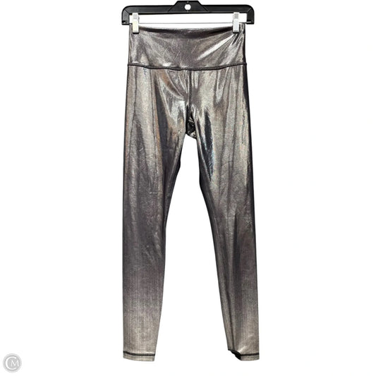 Athletic Leggings By Athleta In Silver, Size: Xs