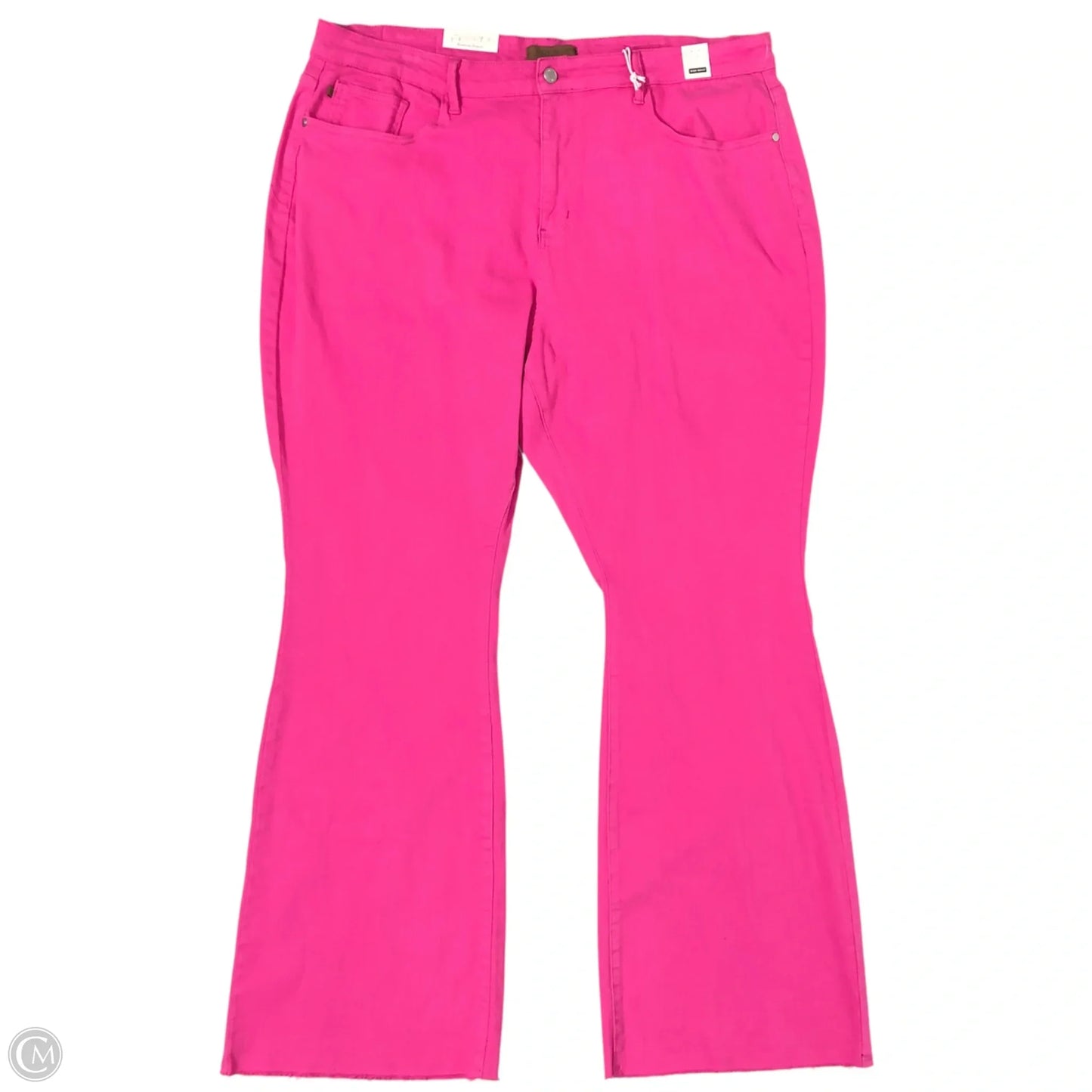 Jeans Flared By Judy Blue In Pink, Size: 24