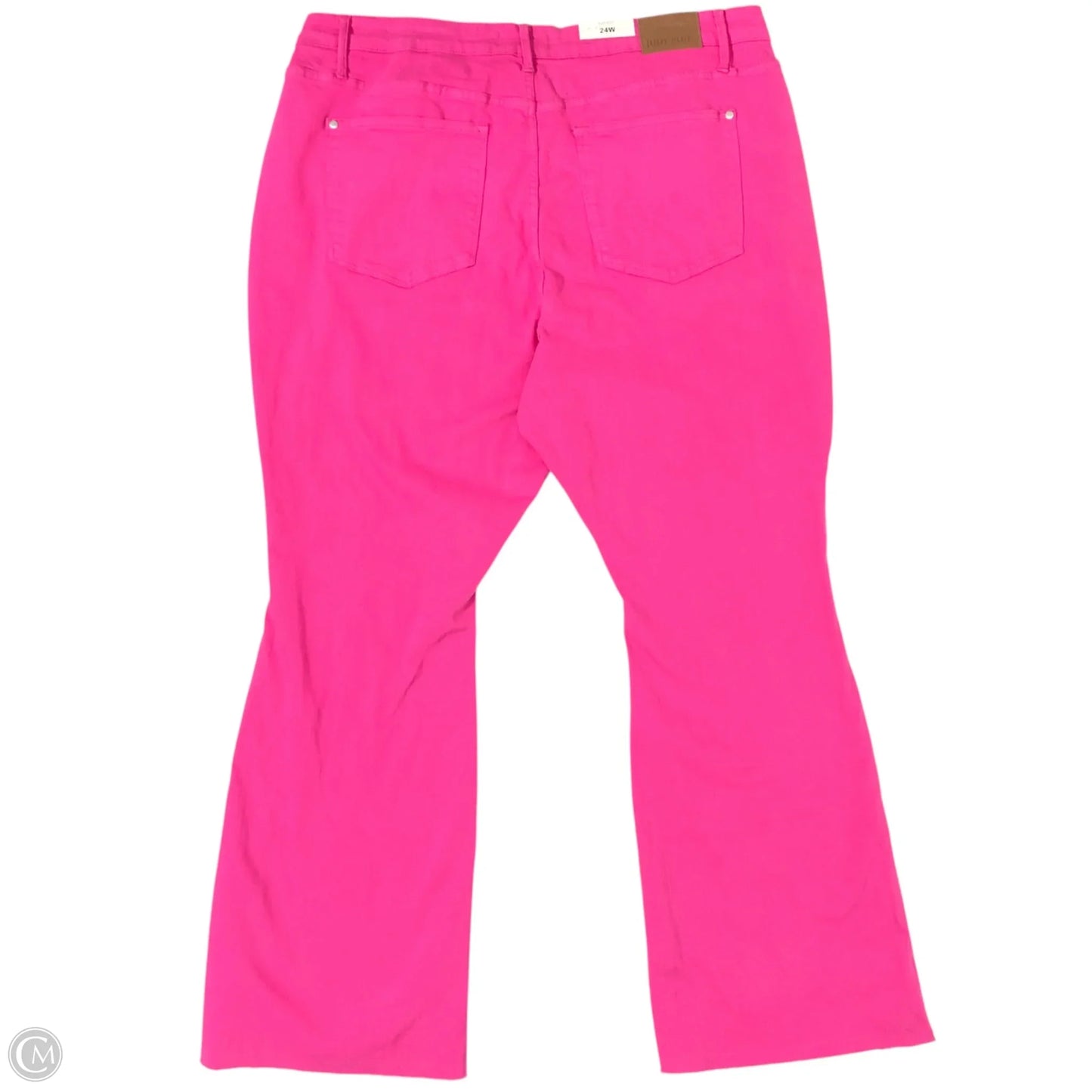 Jeans Flared By Judy Blue In Pink, Size: 24