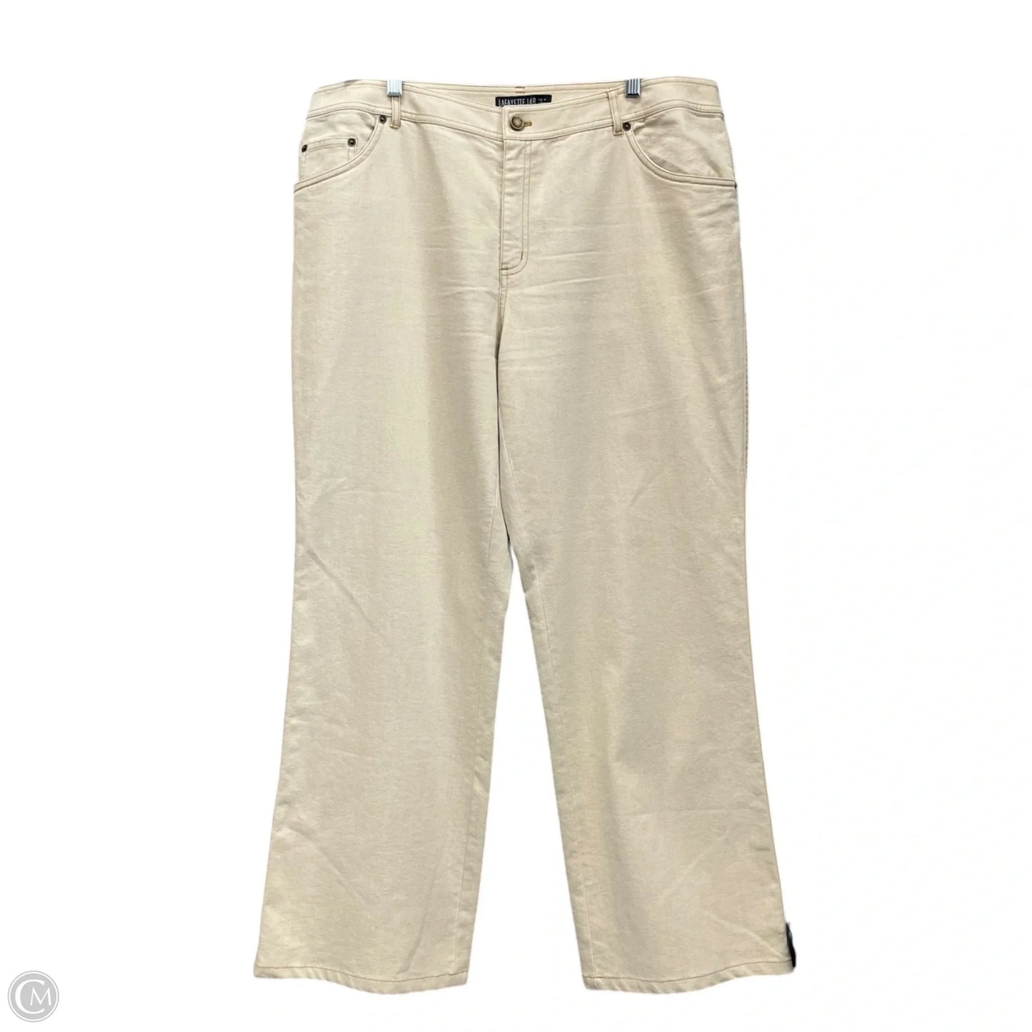 Jeans Designer By Lafayette 148 In Animal Print, Size: 14