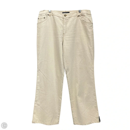 Jeans Designer By Lafayette 148 In Animal Print, Size: 14