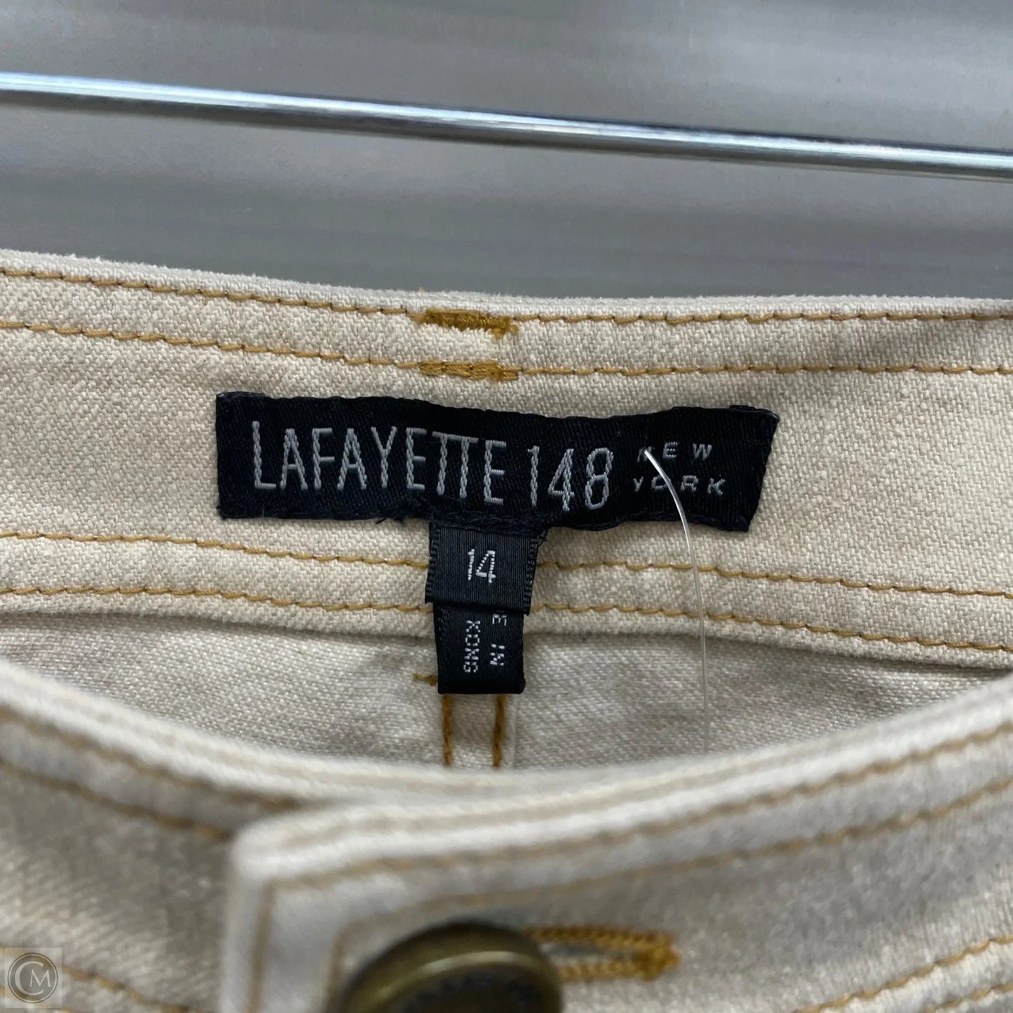 Jeans Designer By Lafayette 148 In Animal Print, Size: 14