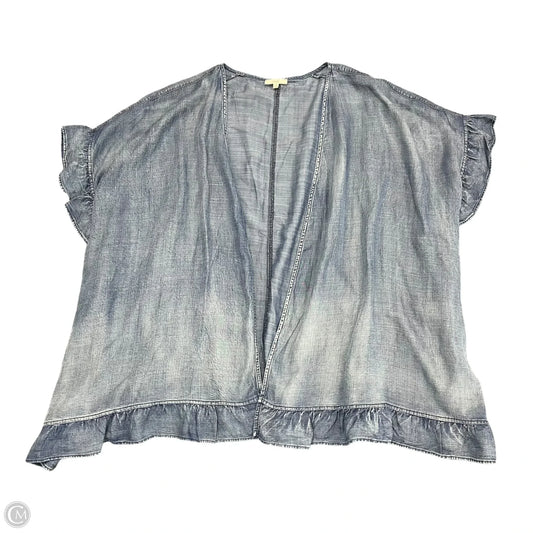 Kimono By Easel In Blue Denim, Size: S