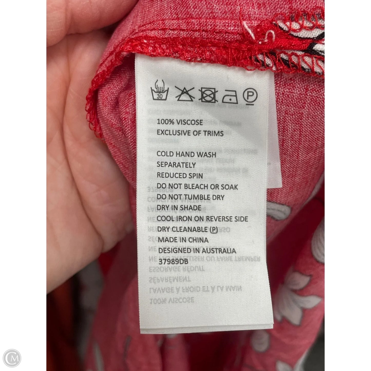 Dress Casual Midi By Bardot In Red & White, Size: 8