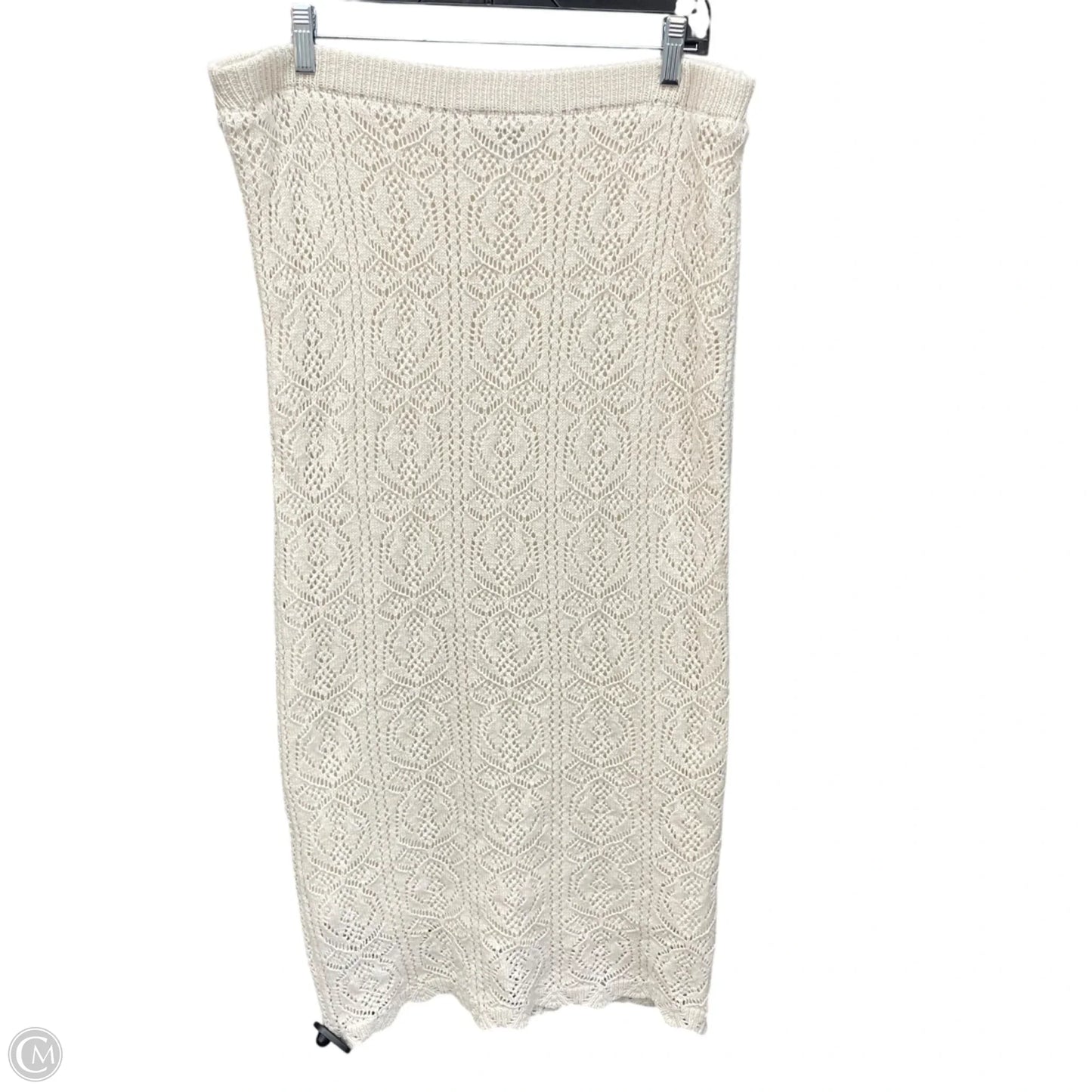Skirt Maxi By Freshman In Beige, Size: Xl
