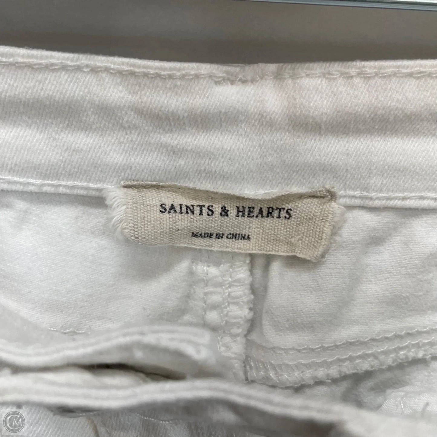 Jeans Flared By Clothes Mentor In White, Size: M