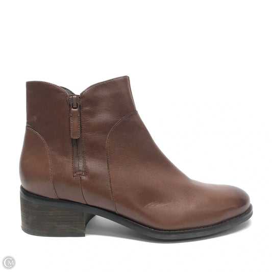 Boots Ankle Heels By Cole-haan In Brown, Size: 10