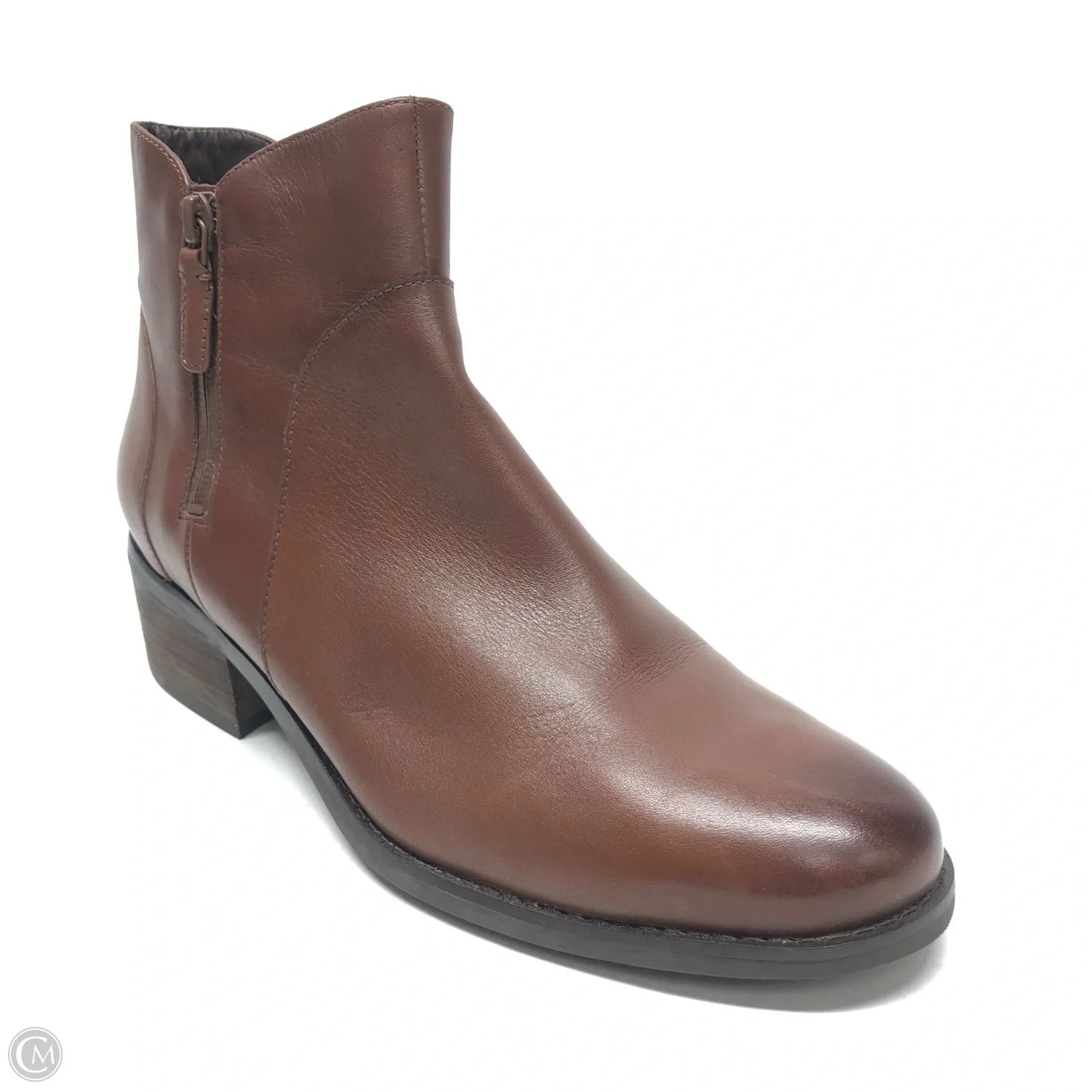 Boots Ankle Heels By Cole-haan In Brown, Size: 10