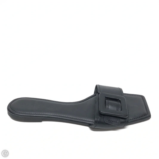 Sandals Flats By Gianni Bini In Black, Size: 11