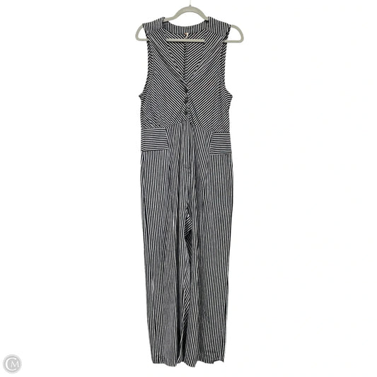Jumpsuit By Free People In Blue & White, Size: 8