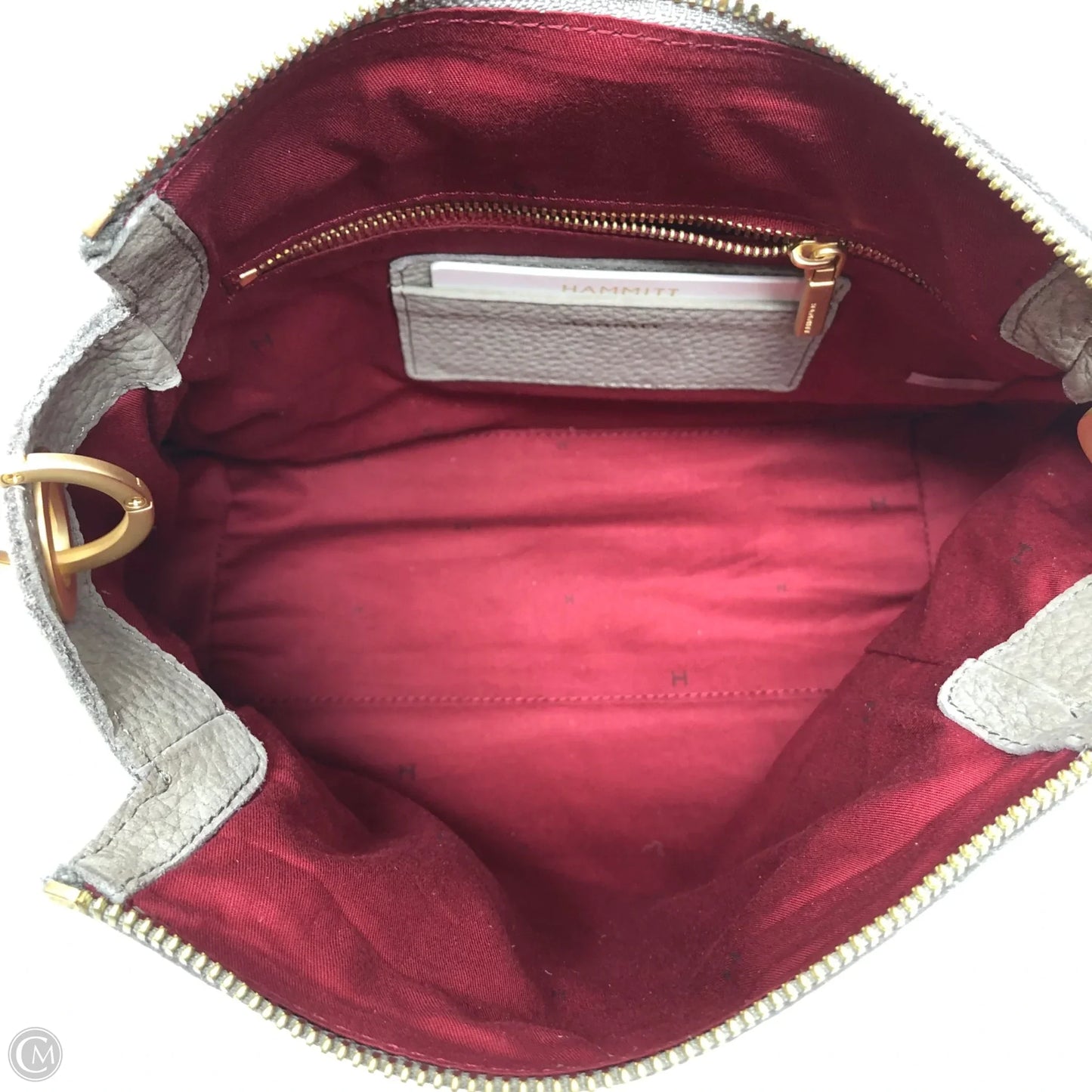 Handbag Leather By Hammitt, Size: Medium