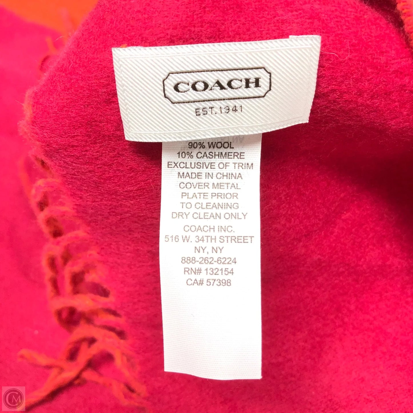 Scarf Designer By Coach