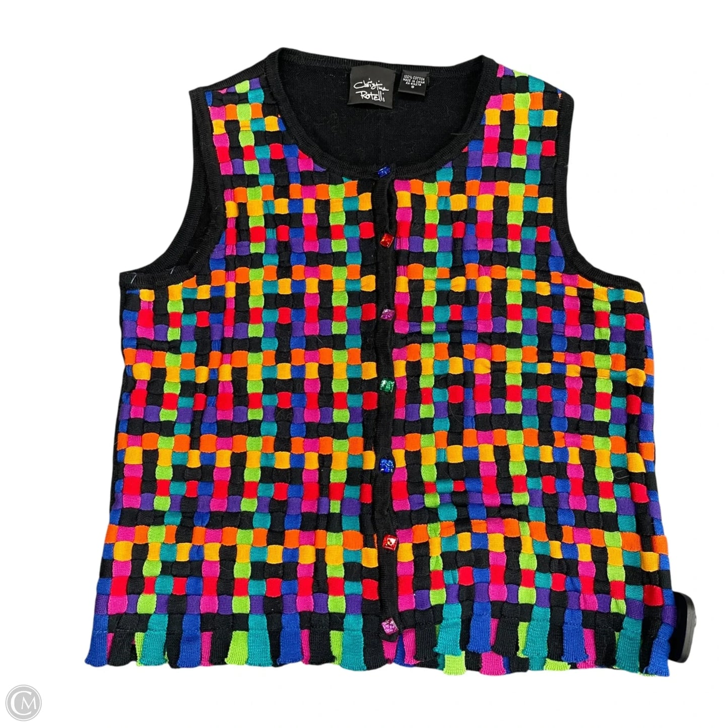 Vest Other By Clothes Mentor In Multi-colored, Size: S
