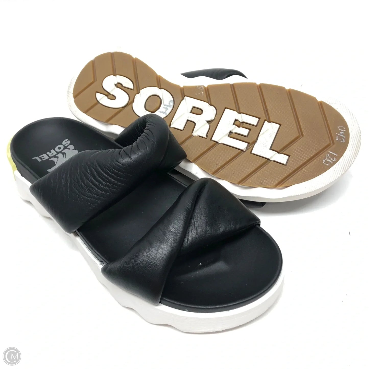 Sandals Flats By Sorel In Black, Size: 9