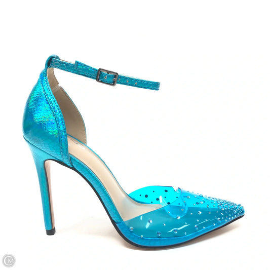 Shoes Heels Stiletto By Mix No 6 In Blue, Size: 7
