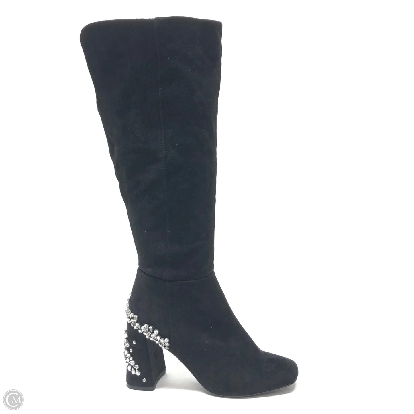 Boots Knee Heels By Charles By Charles David In Black, Size: 7