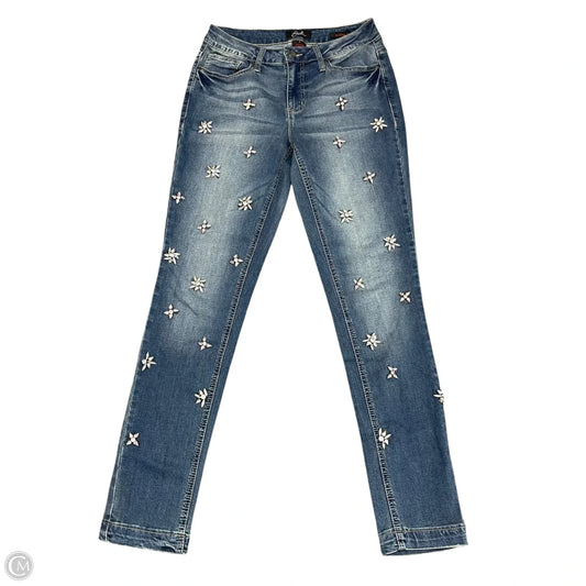 Jeans Skinny By Earl Jean In Blue Denim, Size: 6