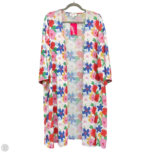 Kimono By Clothes Mentor In Multi-colored, Size: Osfm