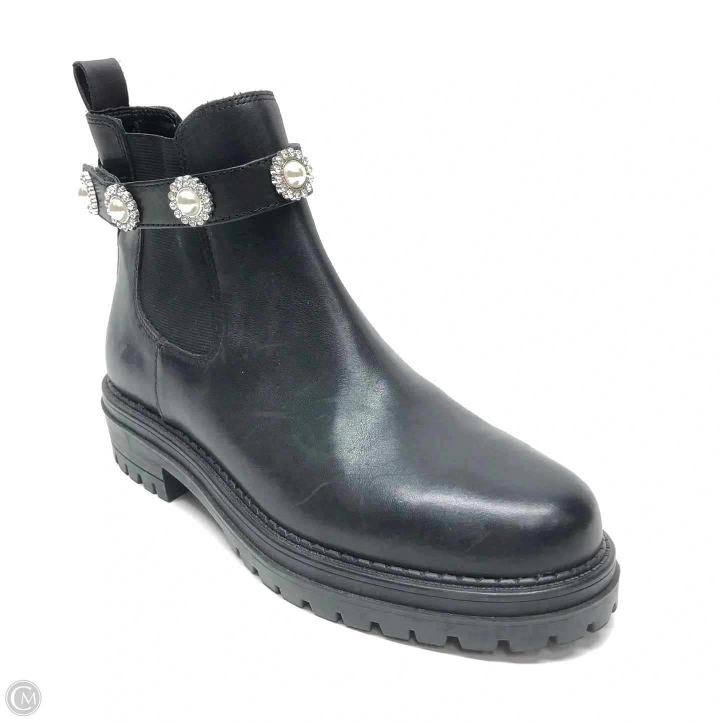 Boots Ankle Flats By Copper Key In Black, Size: 9.5