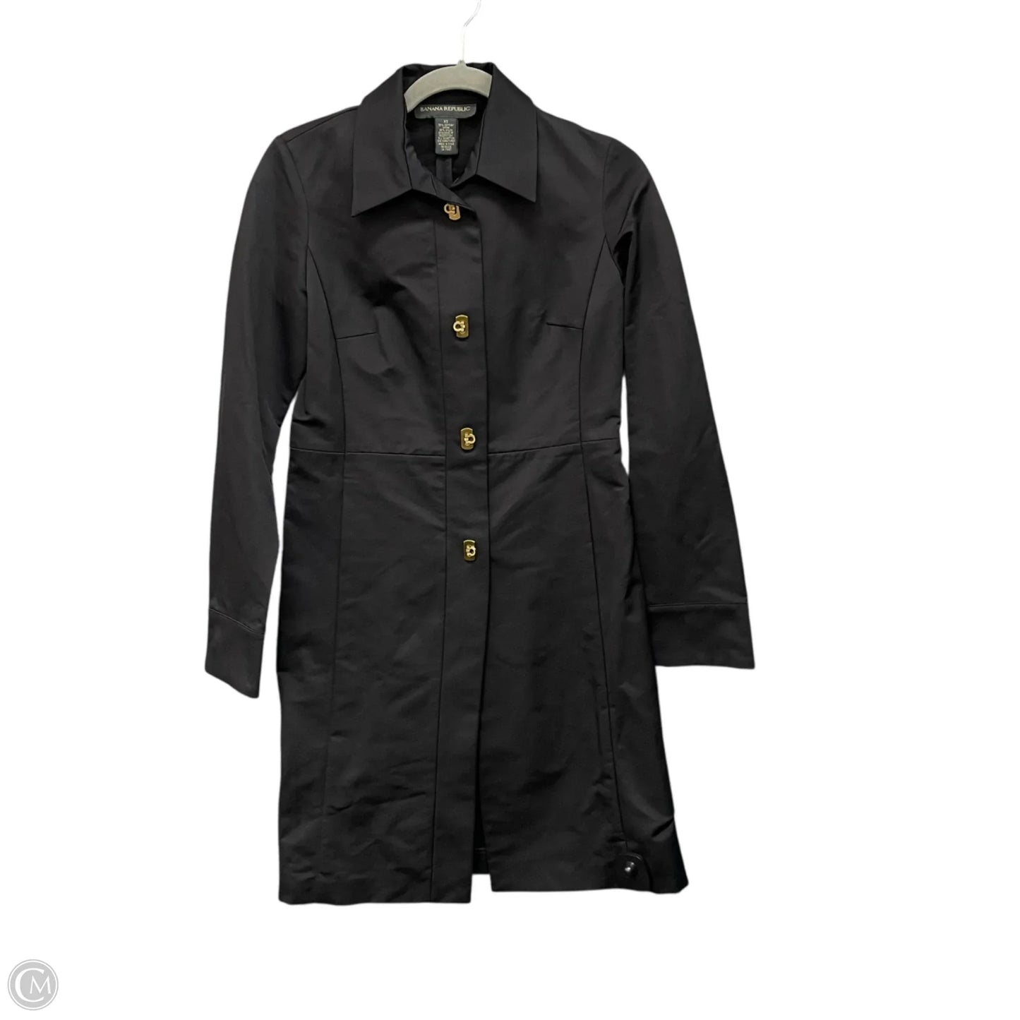 Coat Other By Banana Republic In Black, Size: Xs