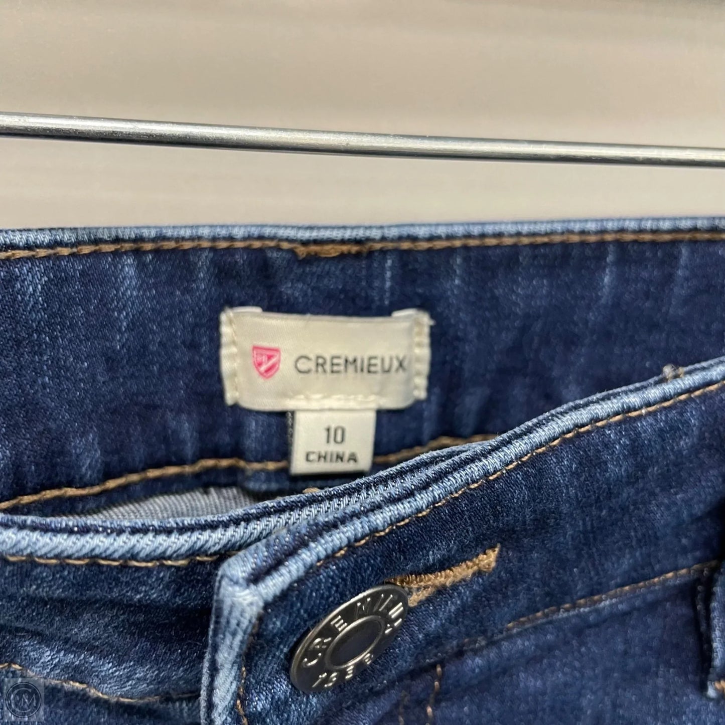 Jeans Straight By Cremieux In Blue Denim, Size: 10