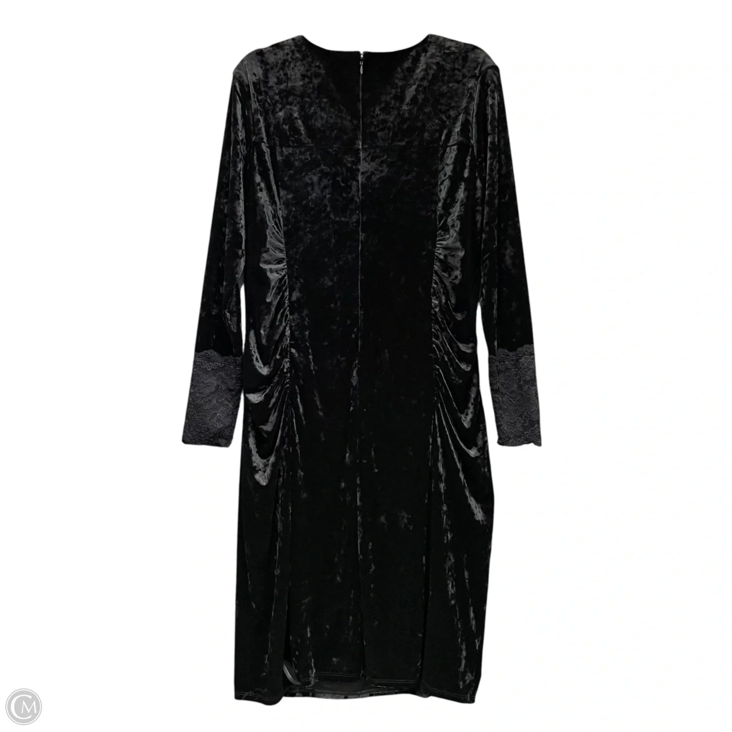 Dress Party Midi By New York And Co In Black, Size: Xl