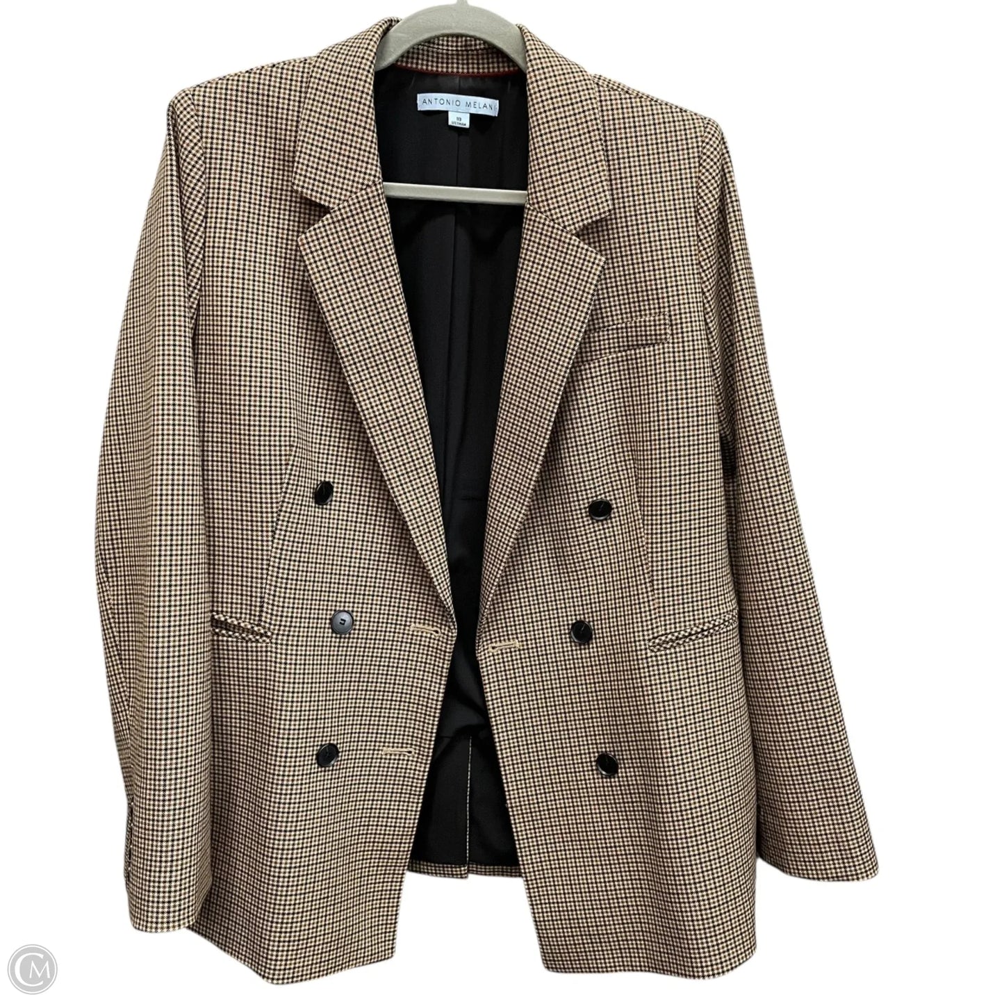 Blazer By Antonio Melani In Black & Brown, Size: 10