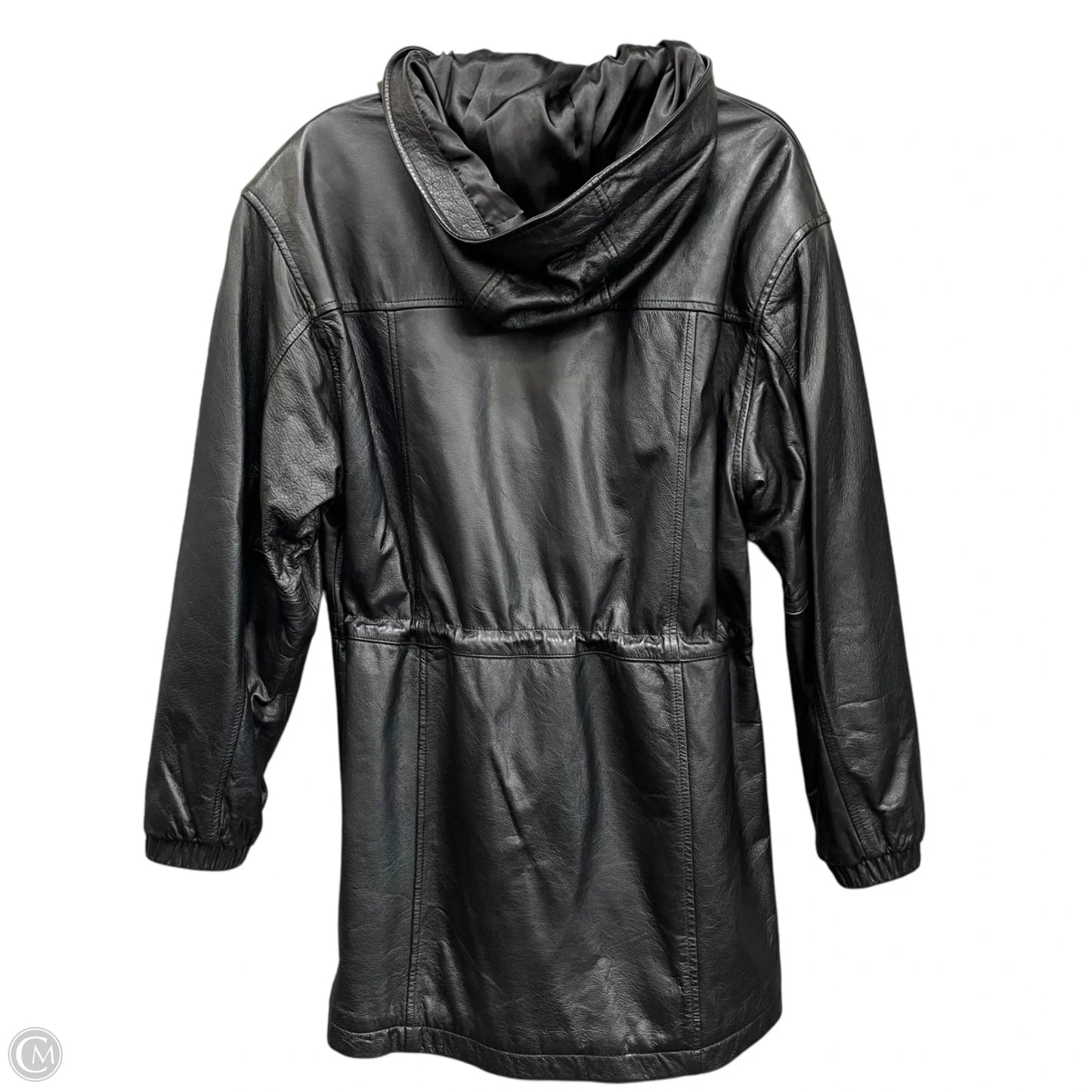 Coat Leather By Wilsons Leather In Black, Size: M