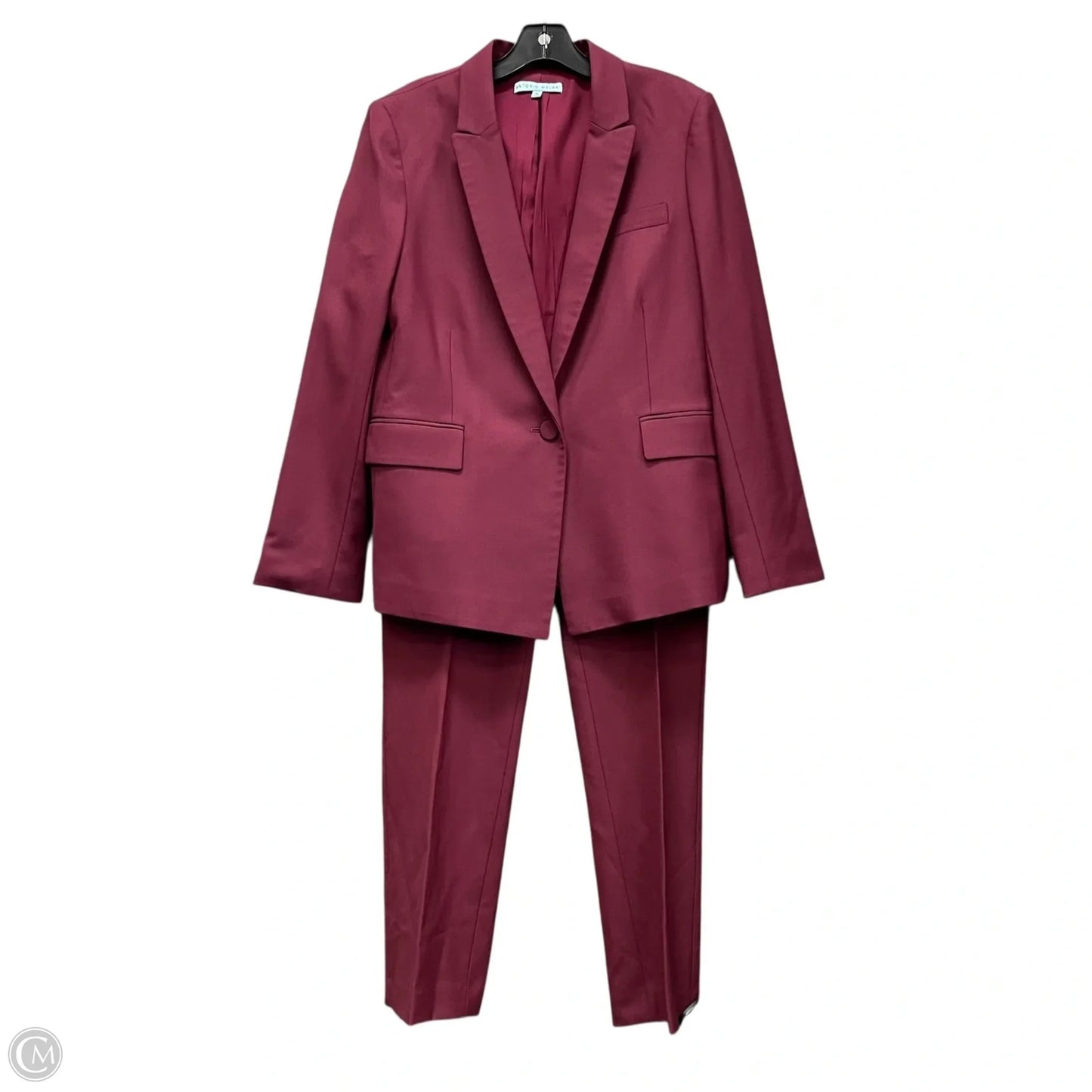 Pants Suit 2pc By Antonio Melani In Maroon, Size: 10