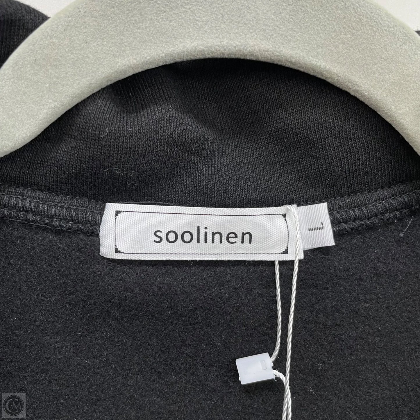 Sweater Cardigan By Cmc In Black, Size: L