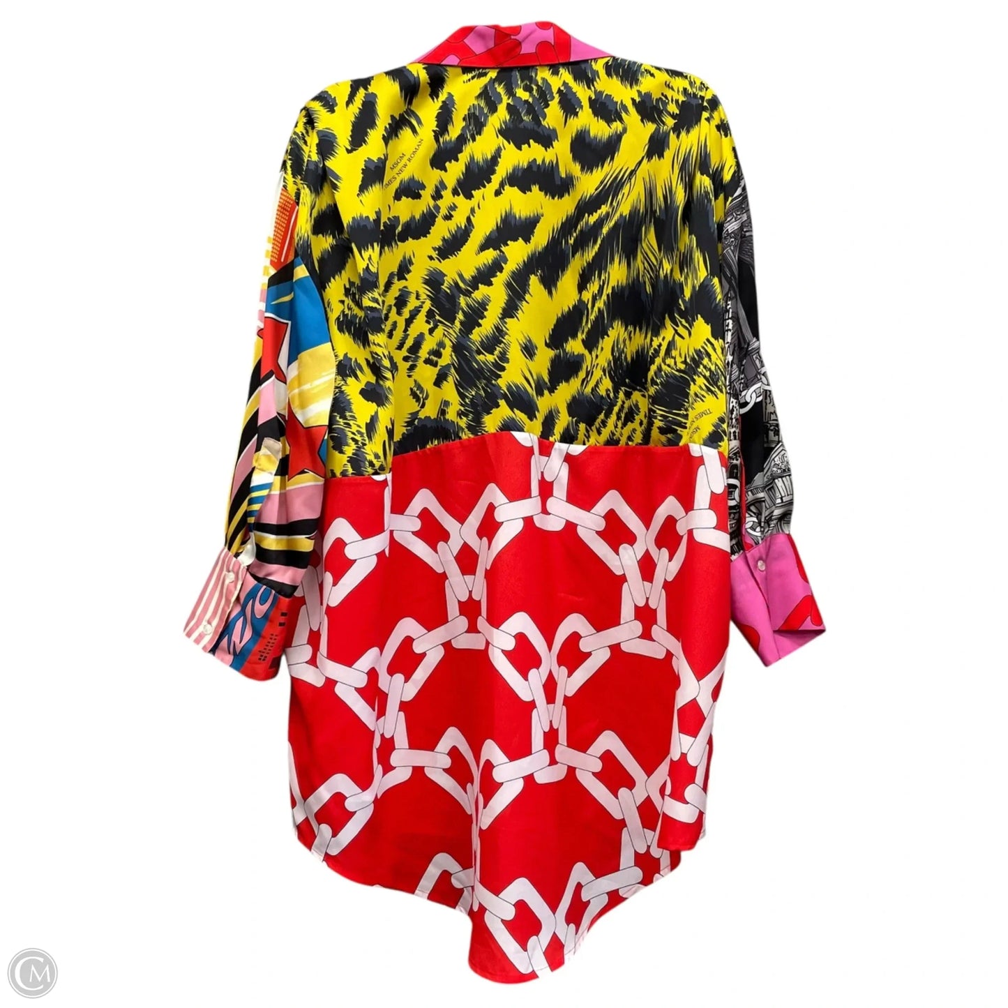 Tunic Long Sleeve By Cma In Multi-colored, Size: 10