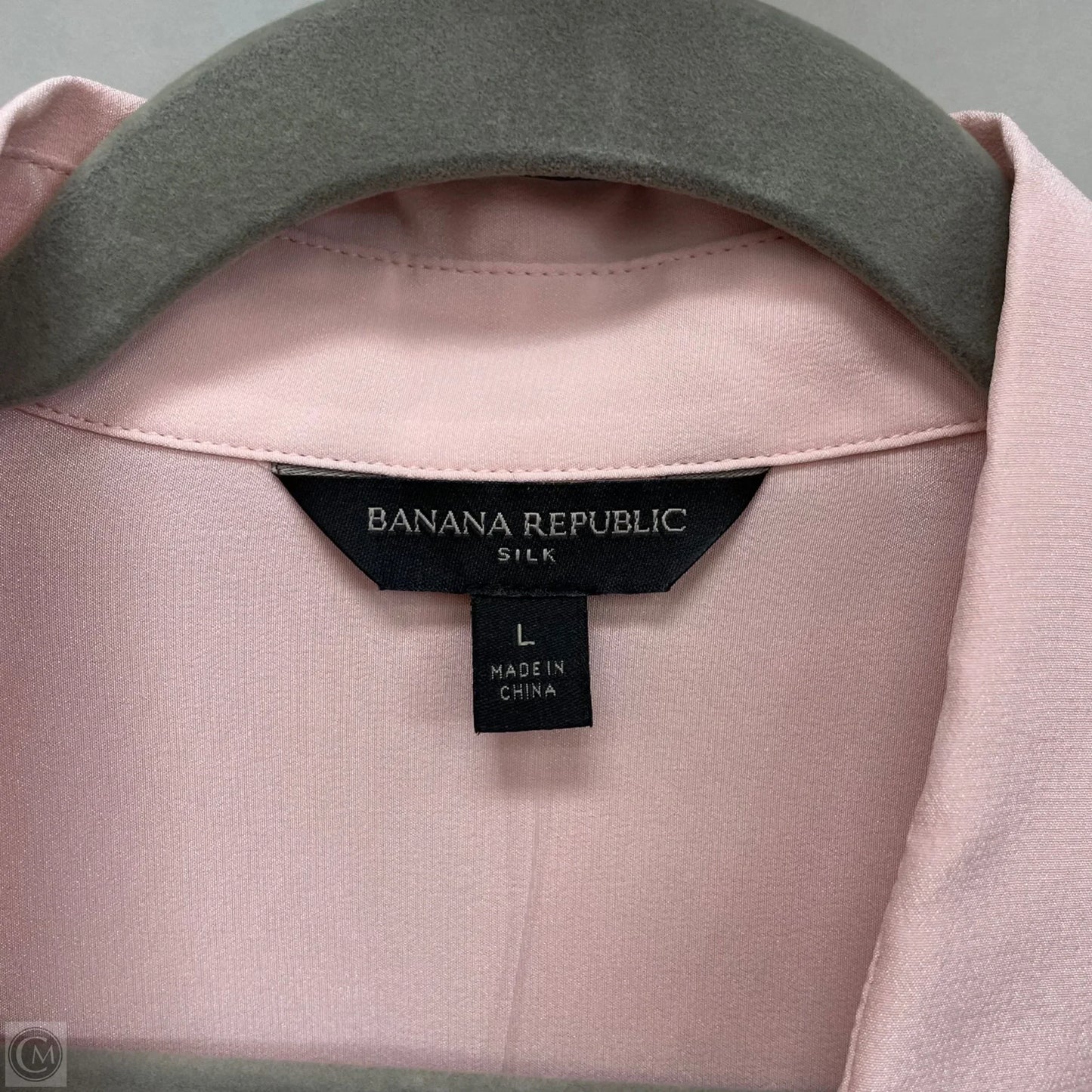 Top Long Sleeve By Banana Republic In Pink, Size: L
