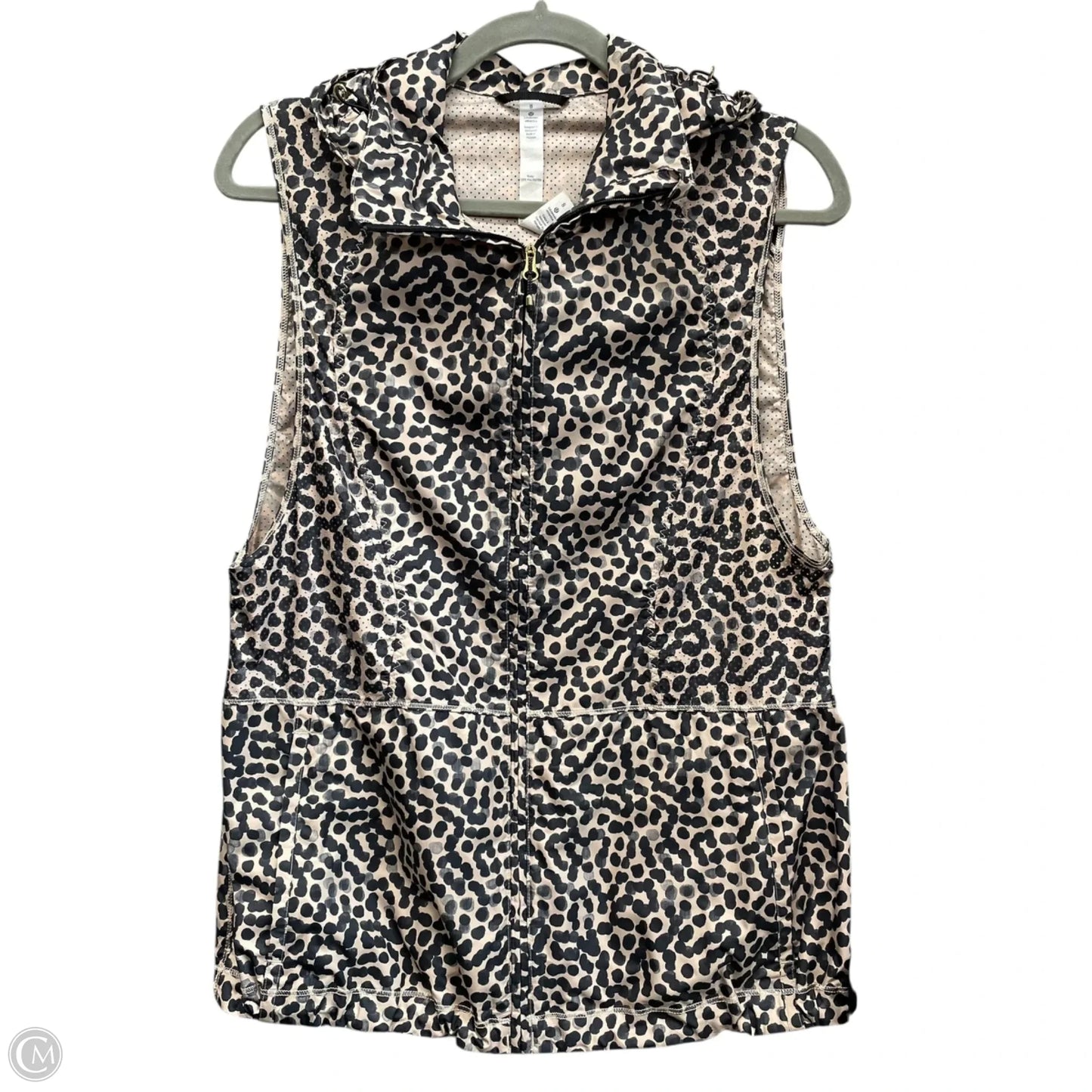 Vest Other By Lululemon In Black & Tan, Size: 8