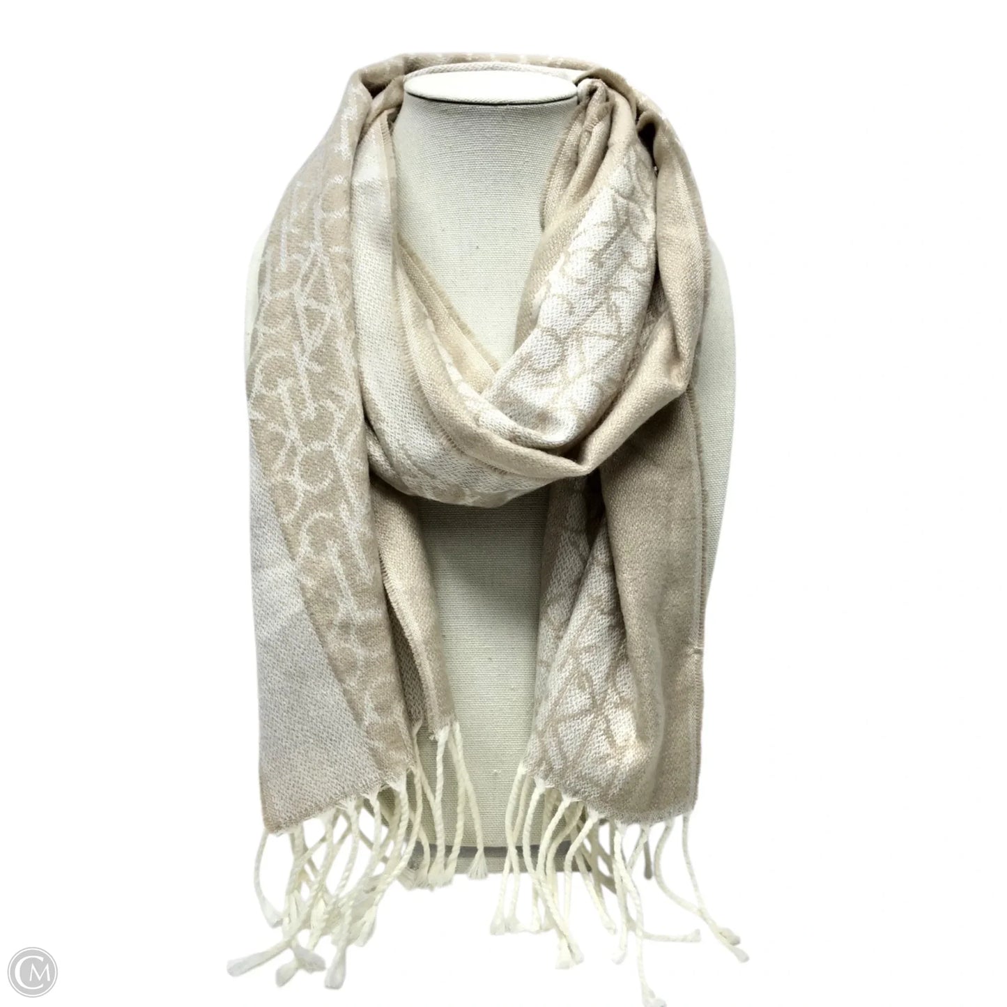 Scarf Winter By Calvin Klein In Beige