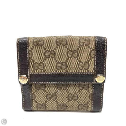 Wallet Luxury Designer By Gucci, Size: Medium
