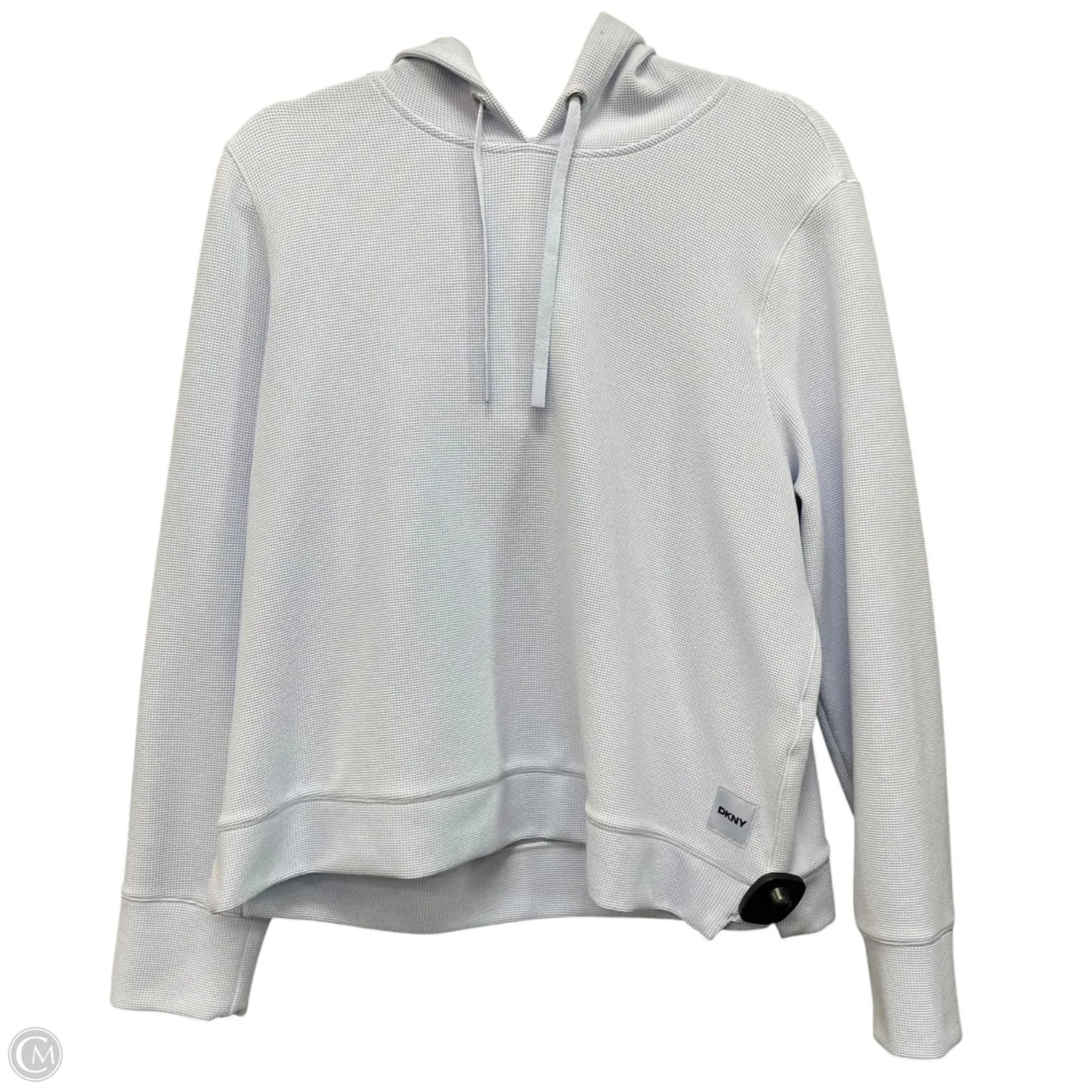 Sweatshirt Hoodie By Dkny In Blue, Size: L