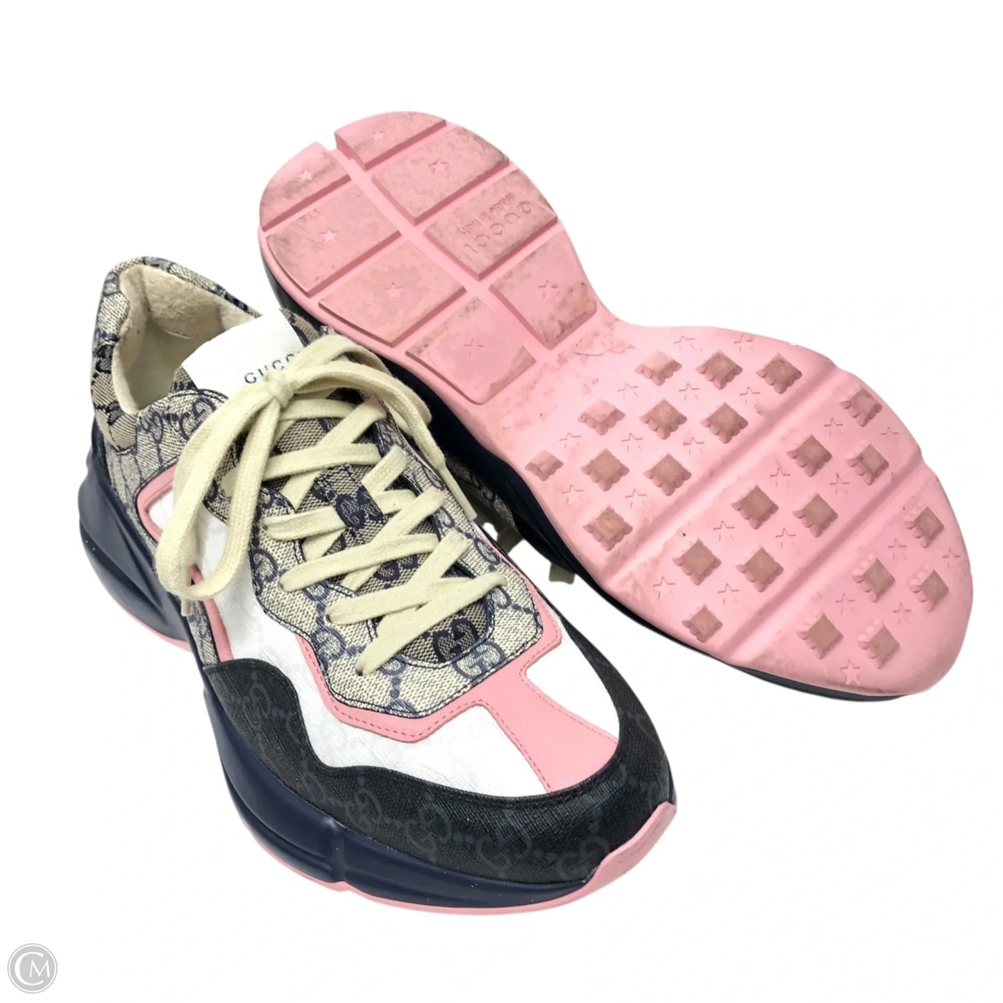 Shoes Luxury Designer By Gucci In Multi-colored, Size: 11