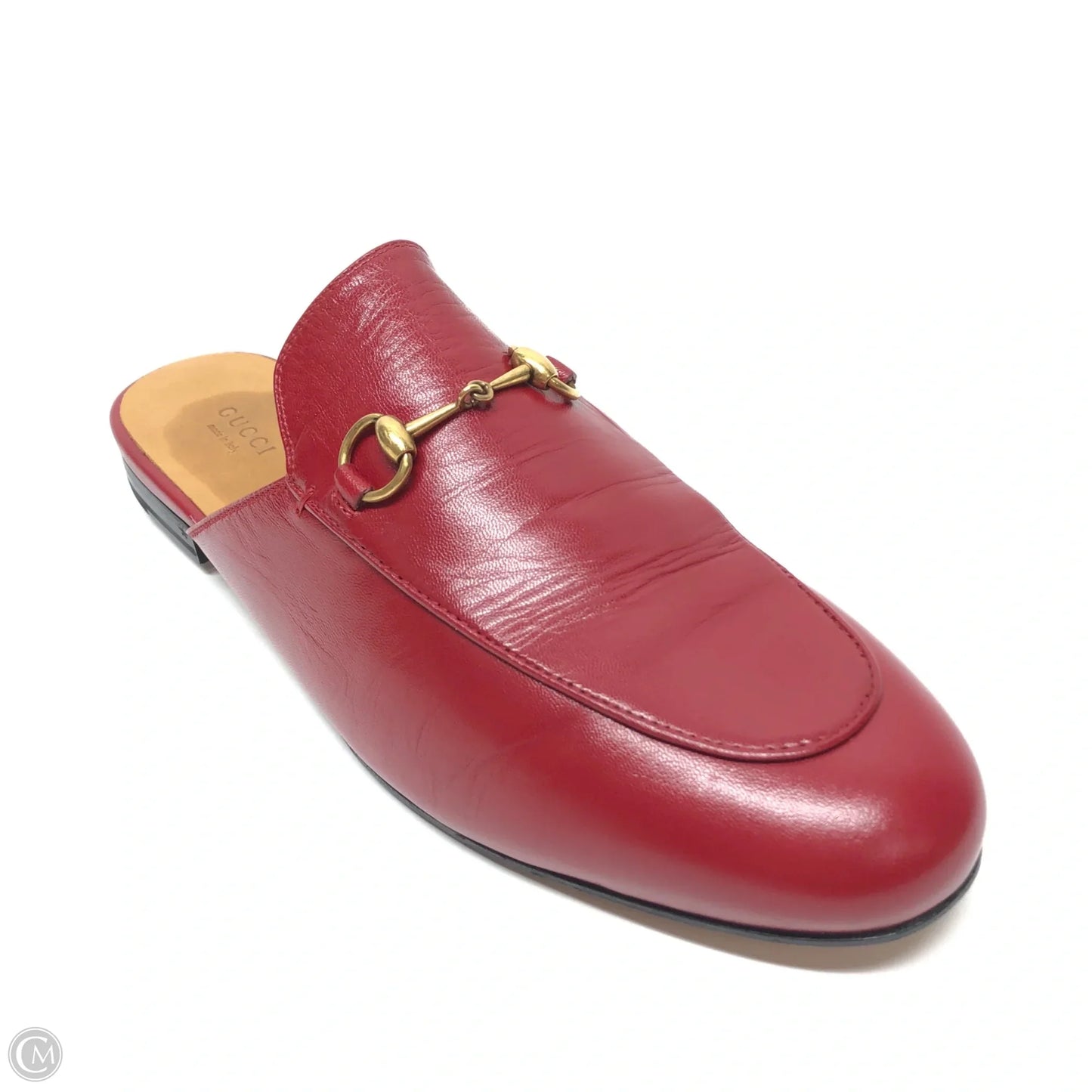 Shoes Luxury Designer By Gucci In Red, Size: 12