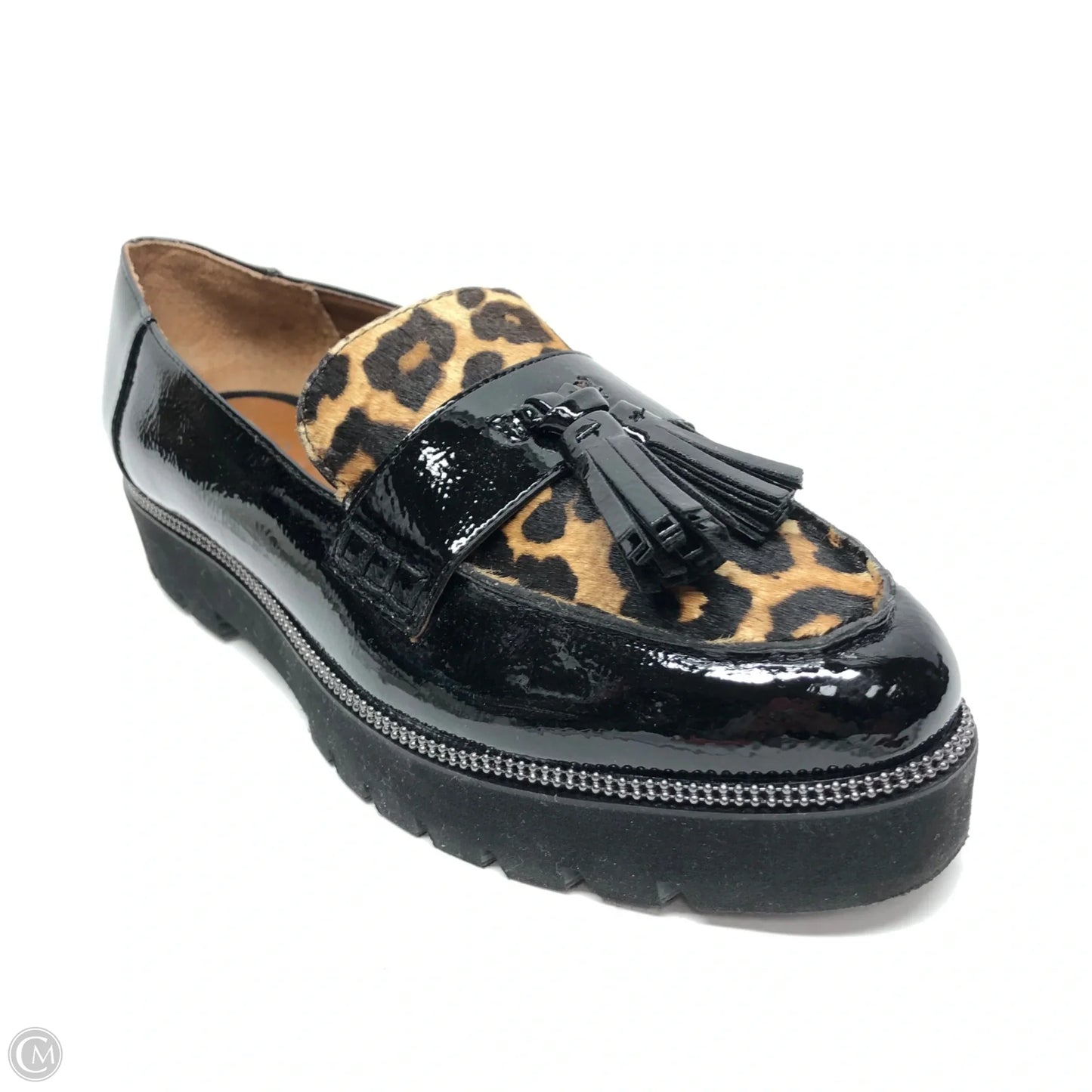 Shoes Flats By Franco Sarto In Black & Brown, Size: 8.5