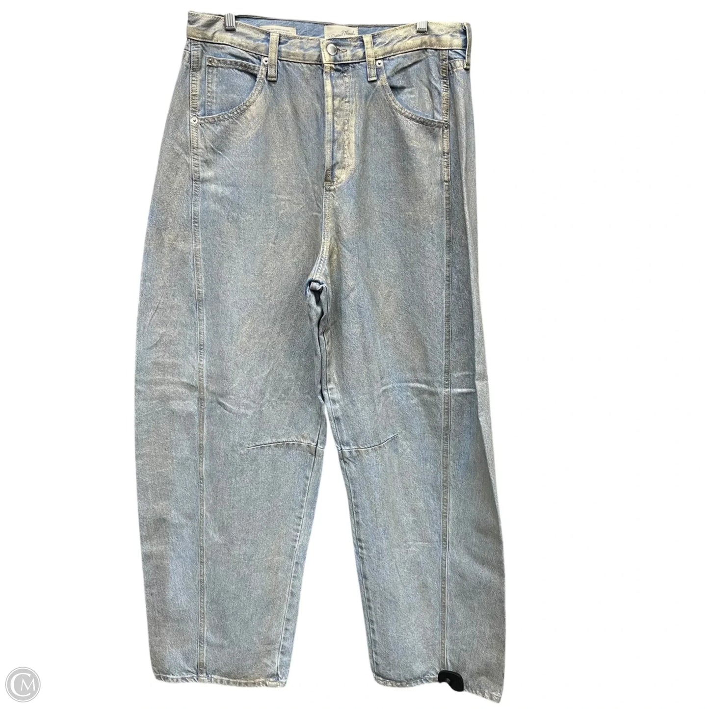 Jeans Wide Leg By Universal Thread In Blue & Silver, Size: 10
