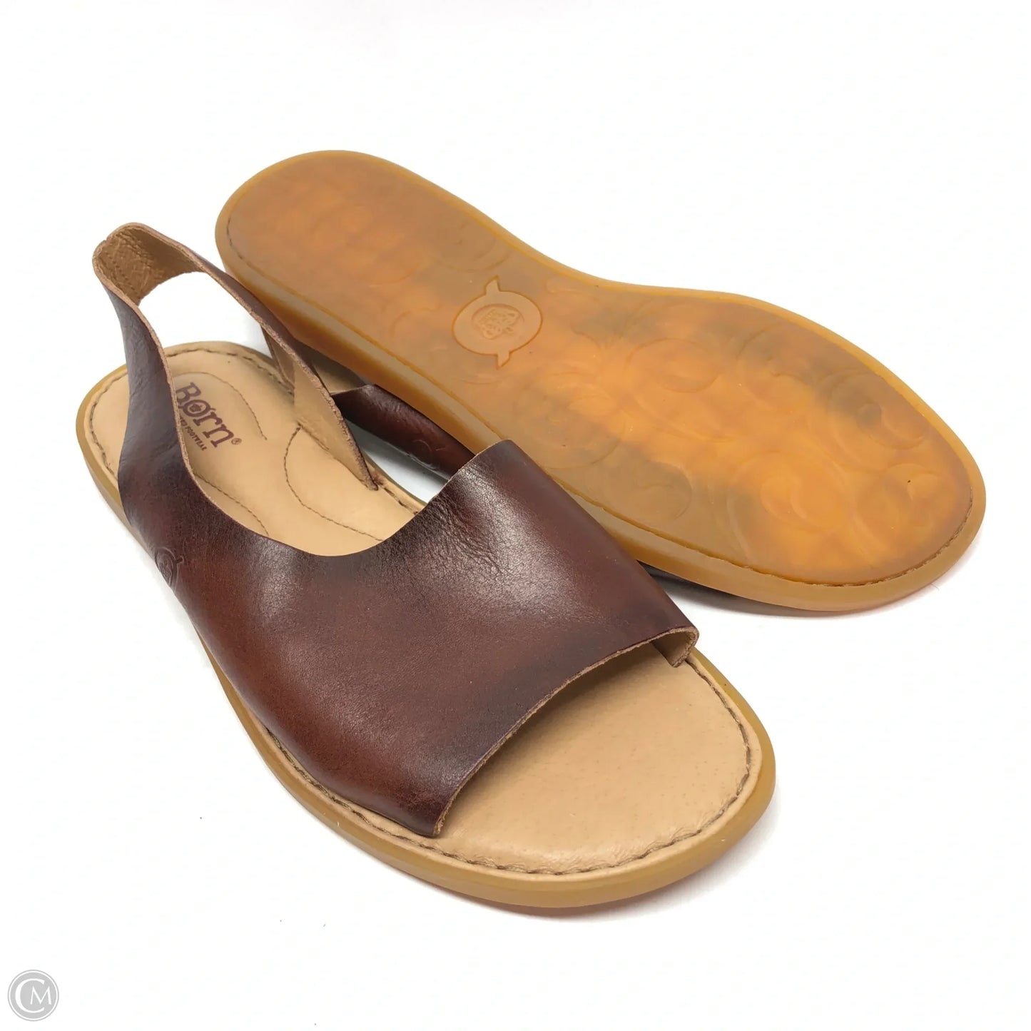 Sandals Flats By Born In Brown, Size: 8