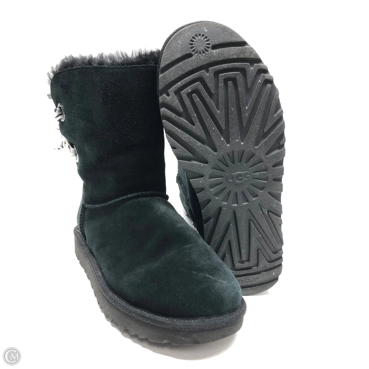 Boots Designer By Ugg In Black, Size: 7