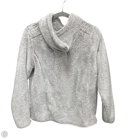 Jacket Fleece By St Johns Bay In Brown, Size: M