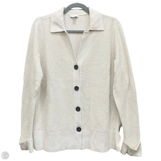 Sweater Cardigan By J. Jill In Beige, Size: S