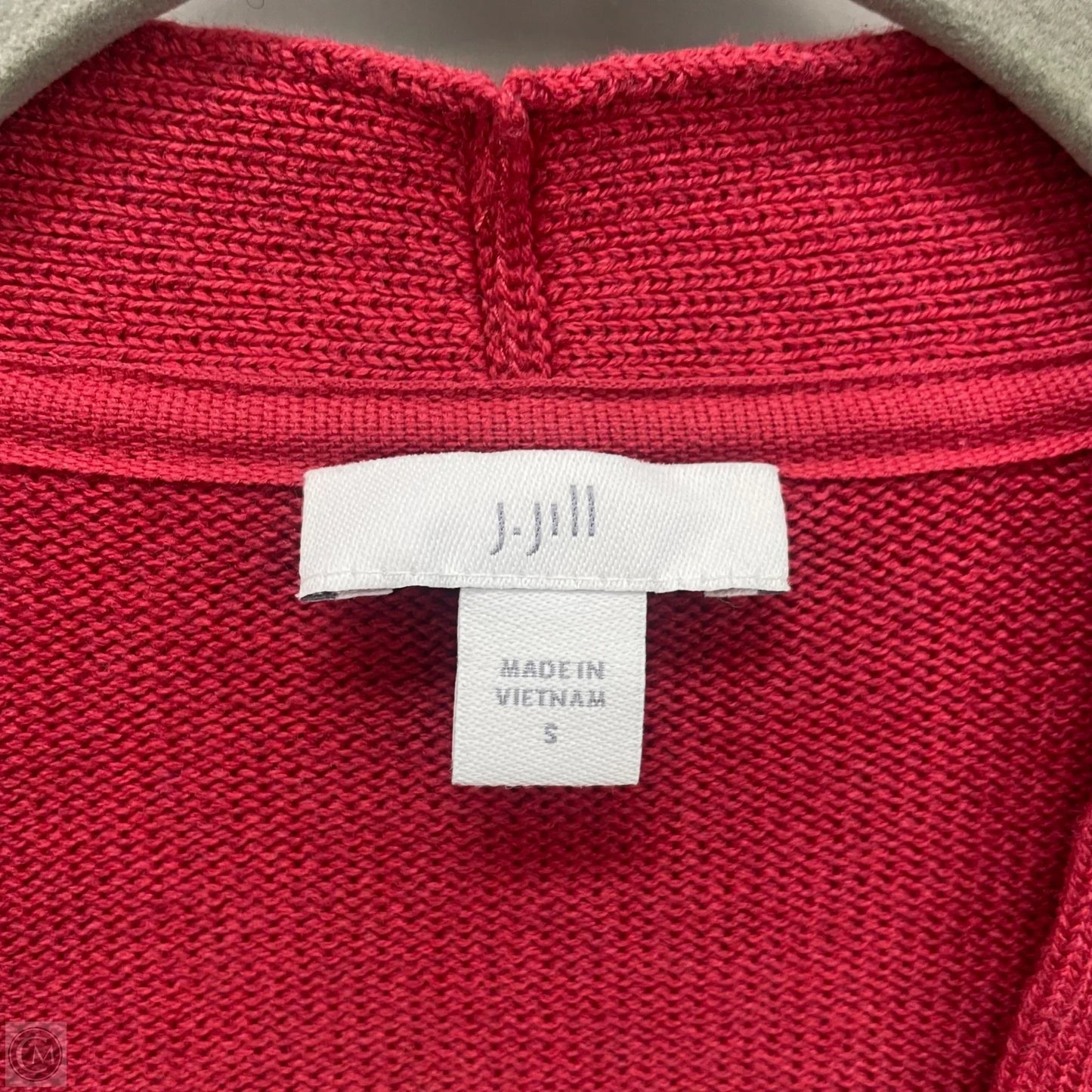 Sweater Cardigan By J. Jill In Red, Size: S
