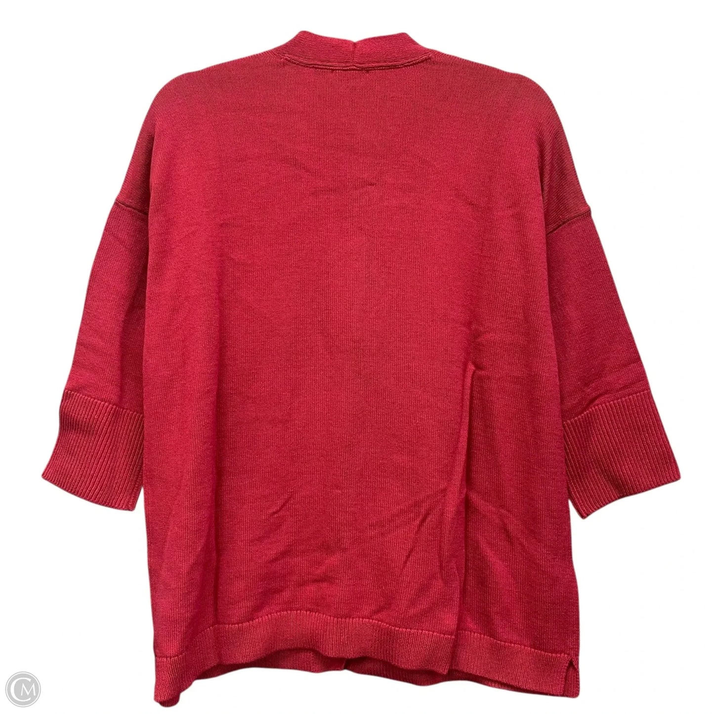 Sweater Cardigan By J. Jill In Red, Size: S