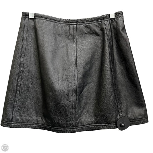 Skirt Mini & Short By Wilsons Leather In Black, Size: 4