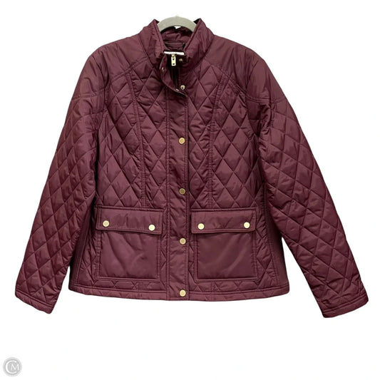 Jacket Puffer & Quilted By A New Day In Maroon, Size: Xl