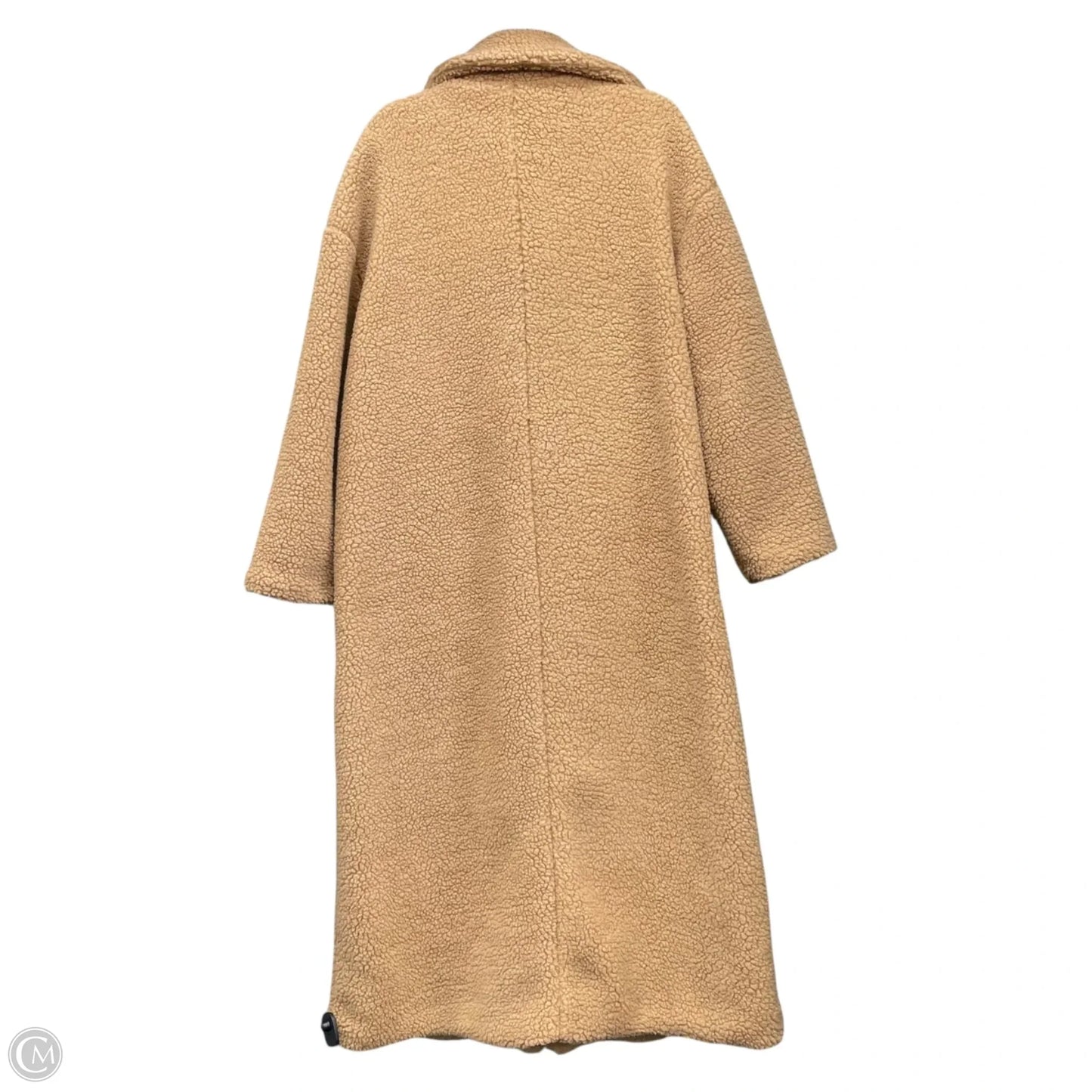 Coat Faux Fur & Sherpa By Shein In Tan, Size: 8