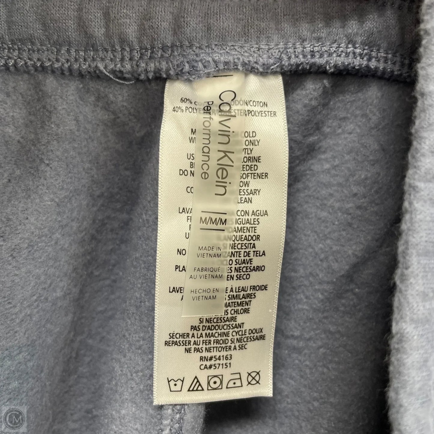 Pants Joggers By Calvin Klein In Blue, Size: M